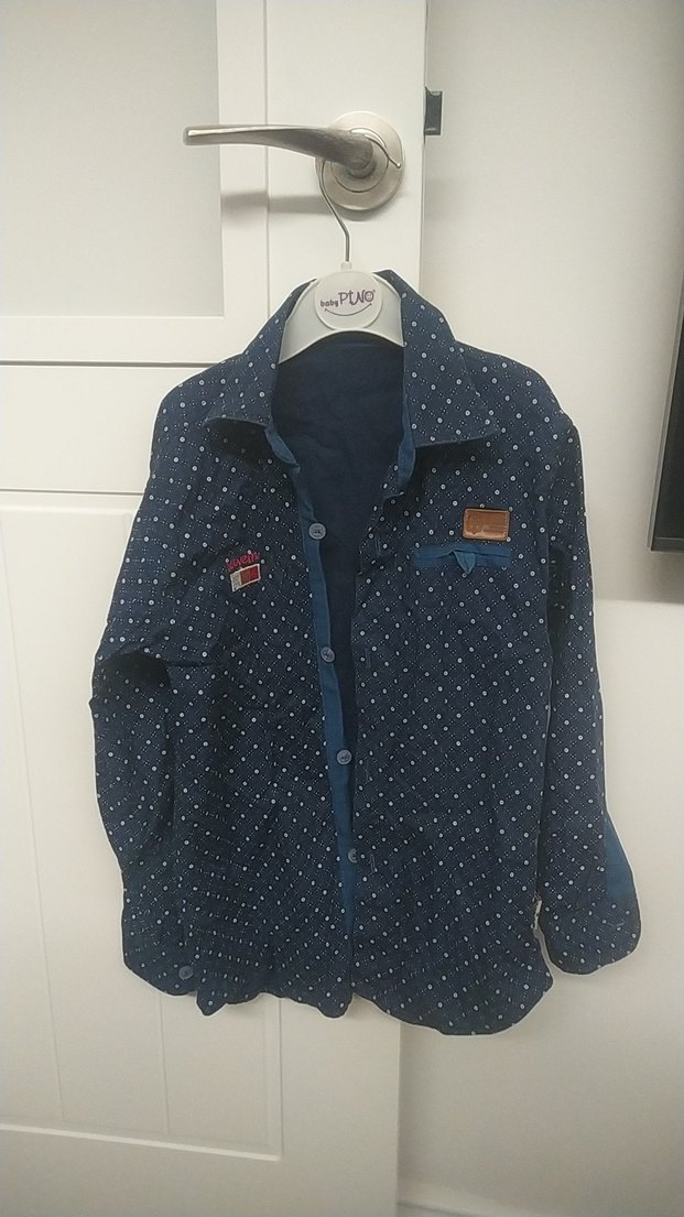 Erkek Çocuk Lacivert Denim Gömlek - Görsel 3