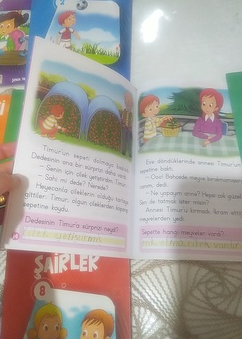 Çocuklar İçin 8 Kitaplık Set - Görsel 3