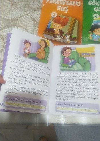 Çocuklar İçin 8 Kitaplık Set - Görsel 2