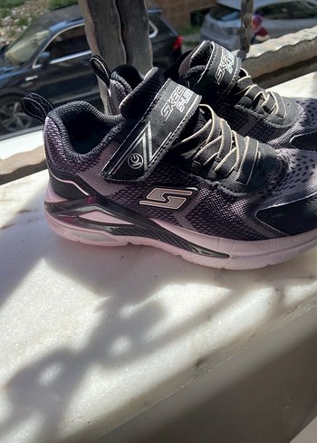 Gri Yılan Desenli Kemerli Erkek Çocuk Spor Ayakkabı - Görsel 5