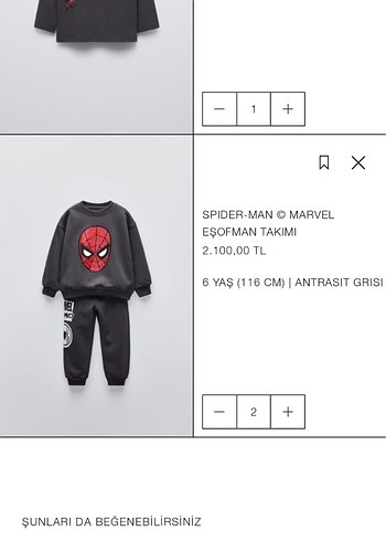 Örümcek adam eşofman takımı - Görsel 3