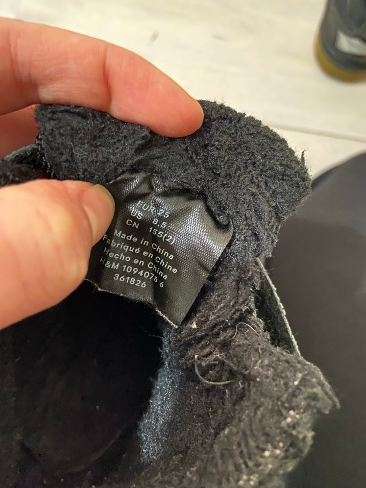 Erkek Çocuk Siyah Cırtcırtlı Street Wear Bot - Görsel 4