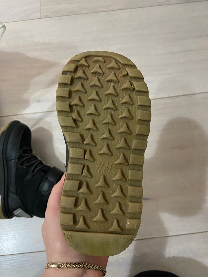 Erkek Çocuk Siyah Cırtcırtlı Street Wear Bot - Görsel 3