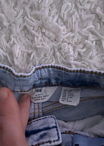 Gri Bağlama Desenli Erkek Çocuk Kot Pantolon - Görsel 2