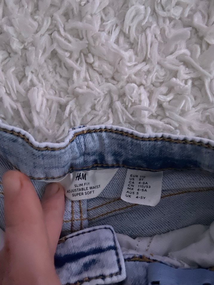 Gri Bağlama Desenli Erkek Çocuk Kot Pantolon - Görsel 2