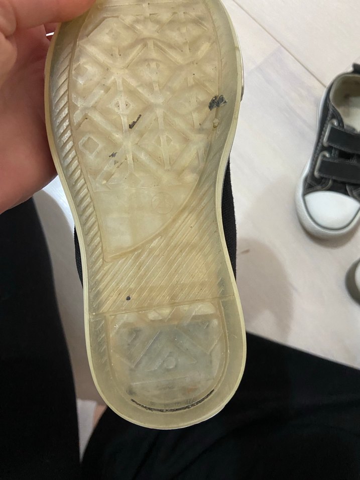 Siyah Erkek Çocuk Cırt Cırtlı Sneaker - Görsel 3