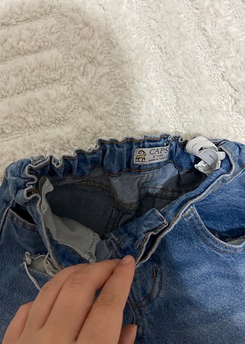 Erkek Çocuk Gri Batik Desenli Bol Kesim Kot Pantolon - Görsel 2