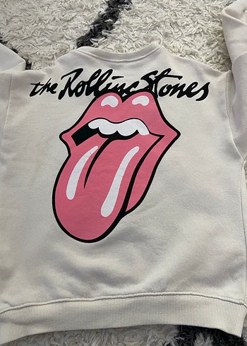 Erkek için Beyaz Rock Punk Sweatshirt - Görsel 4