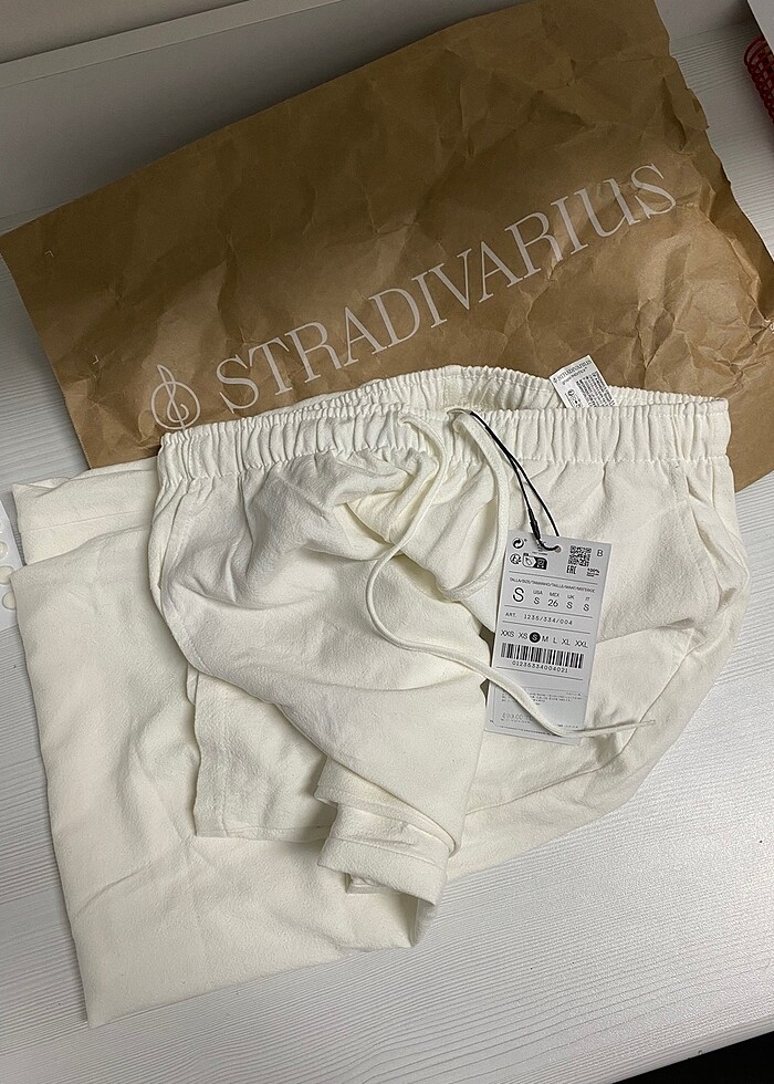 Stradivarus keten pantolon - Görsel 2