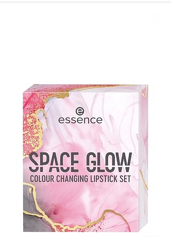 Beden pembe Renk Essence Space Glow Colour Changing Set