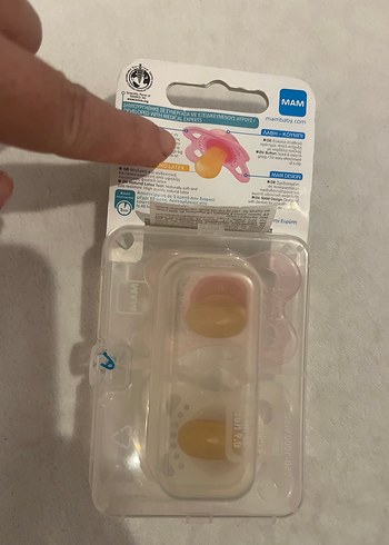 Diğer MAM Orijinal Ortodontik Pembe Emzik 0-6 Ay
