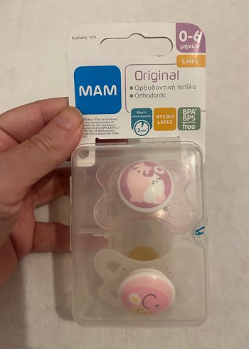 MAM Orijinal Ortodontik Pembe Emzik 0-6 Ay