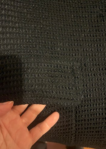 Siyah Düğmeli Zara Kaban - Görsel 6