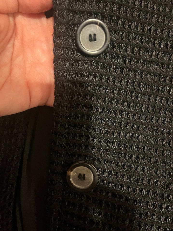 Siyah Düğmeli Zara Kaban - Görsel 5