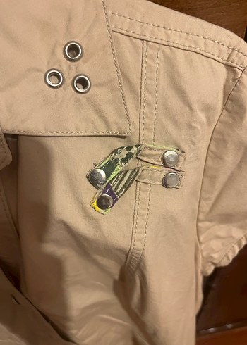 Bej gömlek Elbise - Görsel 5