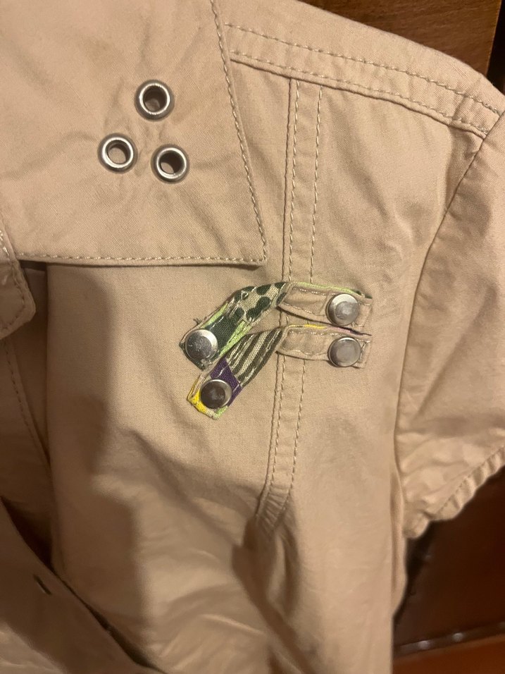 Bej gömlek Elbise - Görsel 5