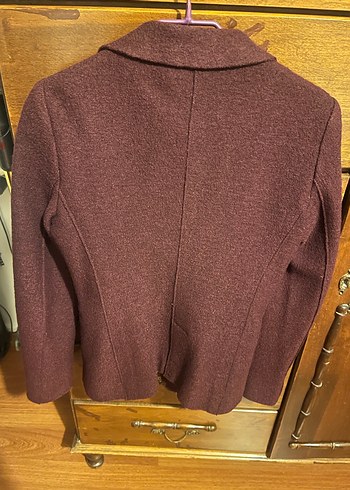 Massimo Dutti Bordo Kadın  Ceket - Görsel 2