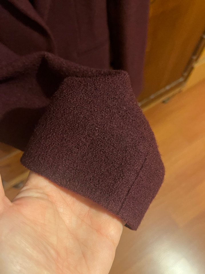 Massimo Dutti Bordo Kadın  Ceket - Görsel 3