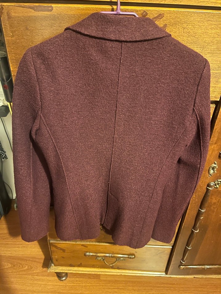 Massimo Dutti Bordo Kadın  Ceket - Görsel 2