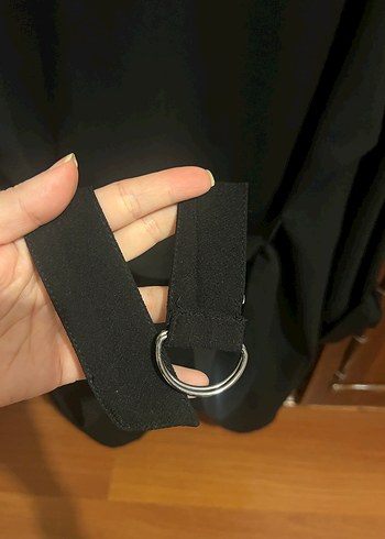 Siyah  Midi Ceket. - Görsel 4