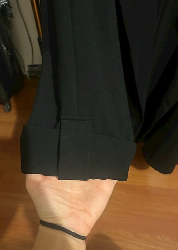 Siyah  Midi Ceket. - Görsel 2