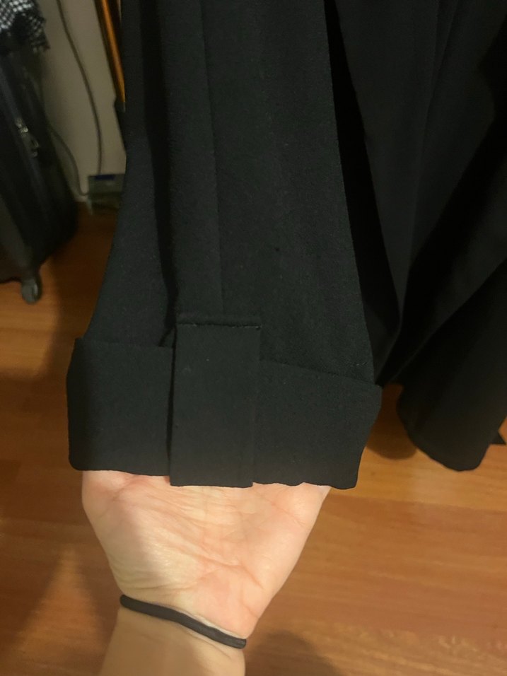 Siyah  Midi Ceket. - Görsel 2