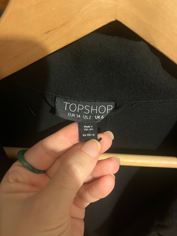 Siyah  Midi Ceket. - Görsel 3