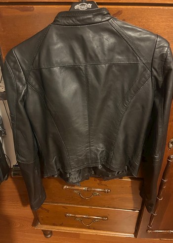 Zara Deri Ceket kadın - Görsel 3