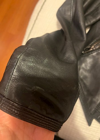 Zara Deri Ceket kadın - Görsel 5