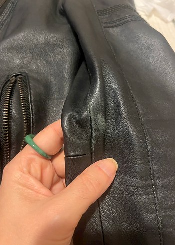 Zara Deri Ceket kadın - Görsel 7