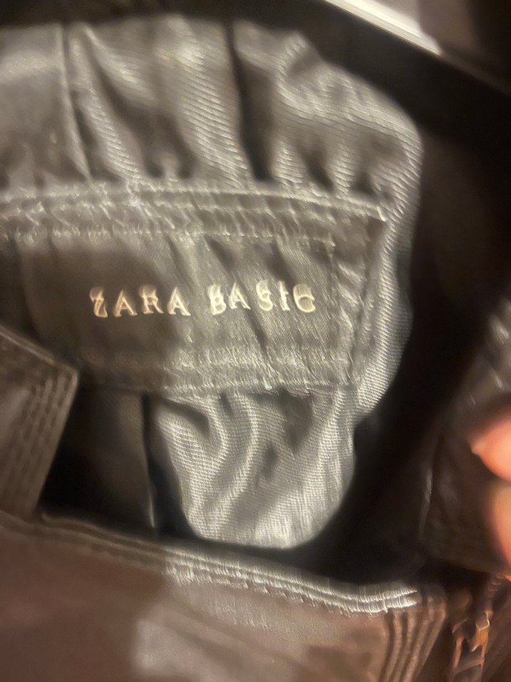 Zara Deri Ceket kadın - Görsel 2