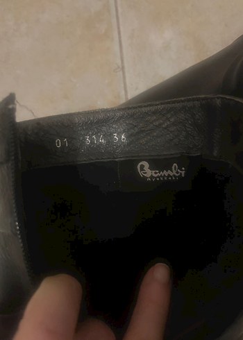 Bambi siyah topuklu bot - Görsel 6