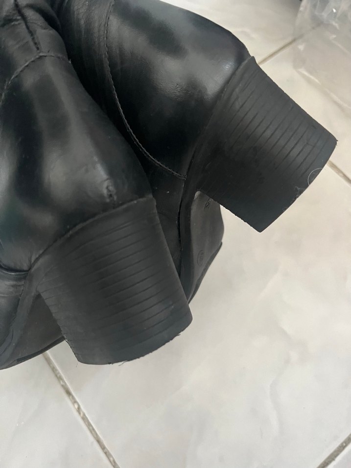 Bambi siyah topuklu bot - Görsel 5