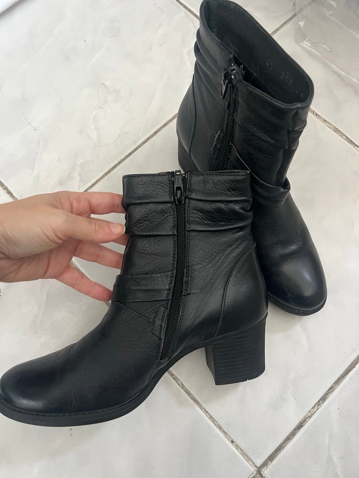 Bambi siyah topuklu bot - Görsel 3