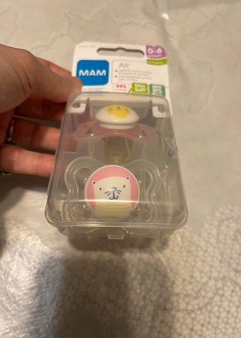 MAM 0-6 Ay Silikon Emzik - Pembe - Görsel 3