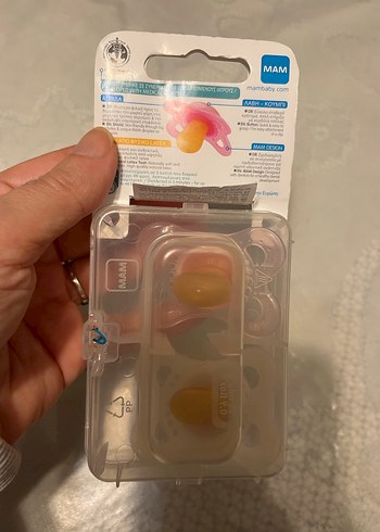 MAM Orijinal Ortodontik Lateks Emzik 0-6 Ay Pembe - Görsel 4