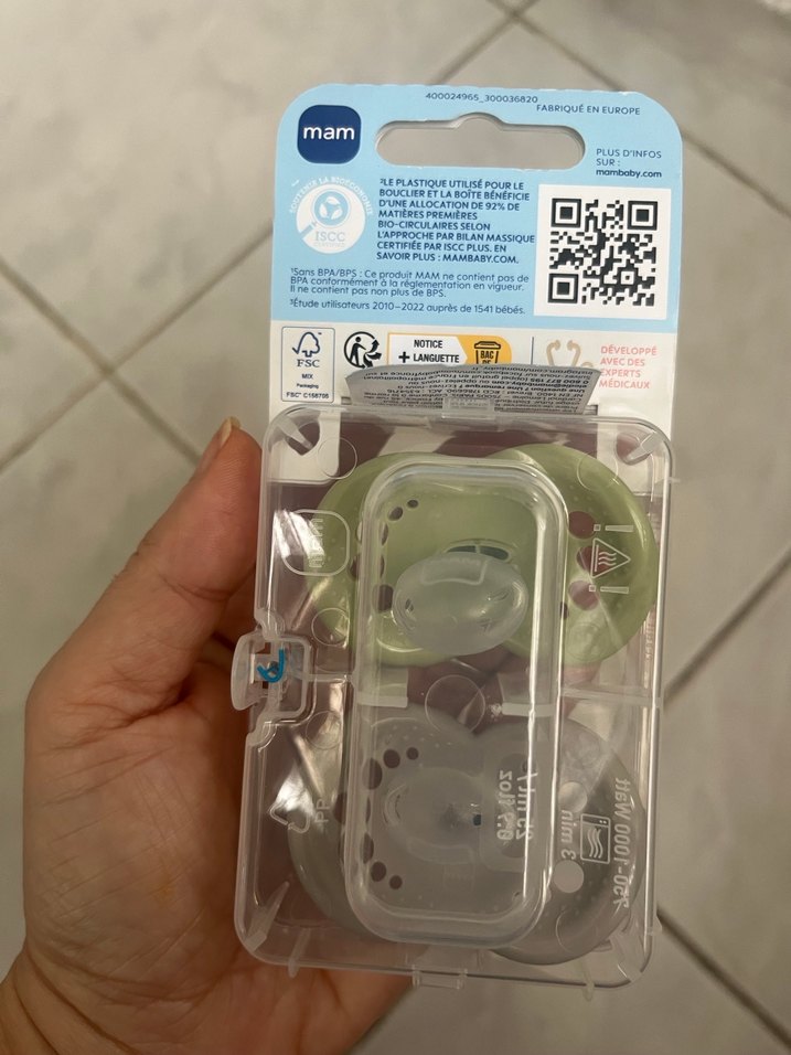 Mam 6+ Ay Silikon Emzik 2'li - Görsel 4