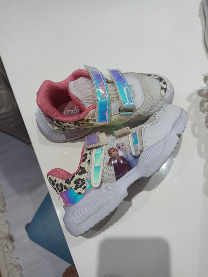 Kız Çocuk Renkli Kaydırmazlı Spor Ayakkabı - Görsel 2