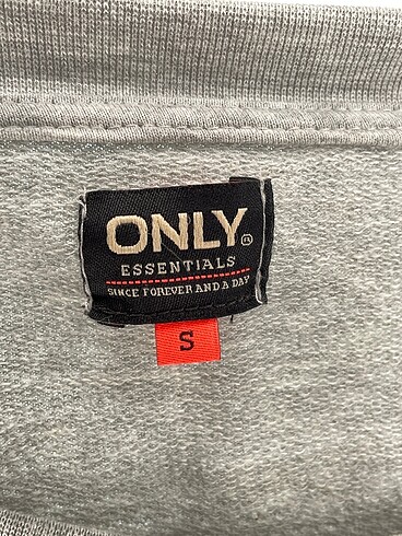 s Beden gri Renk Only Sweatshirt %70 İndirimli.