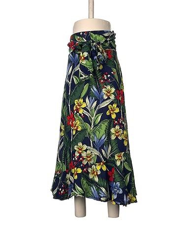 Floral desenli Midi Etek p İndirimli.