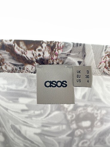 36 Beden çeşitli Renk Asos desenli Midi Etek p İndirimli.