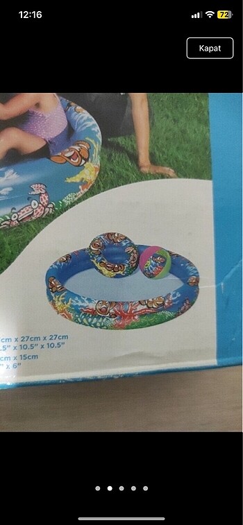 Diğer Çocuk havuzu deniz simit top set