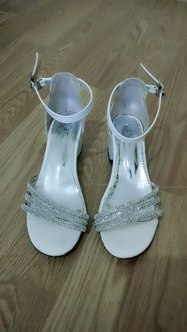 Tokalı Kalın topuklu Kiz cocuk Abiye Ayakkabı - Görsel 4