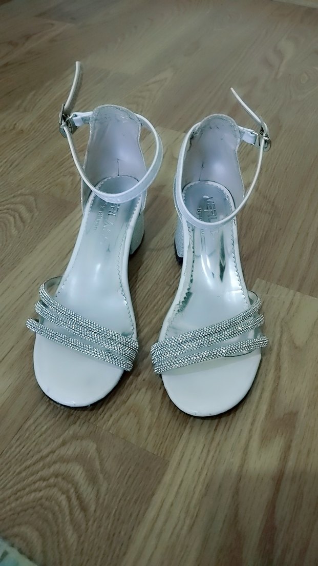 Tokalı Kalın topuklu Kiz cocuk Abiye Ayakkabı - Görsel 2