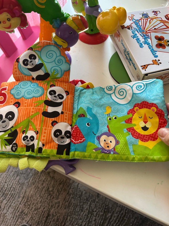 Renkli Eğitici Bebek Kitabı 12345 - Görsel 3