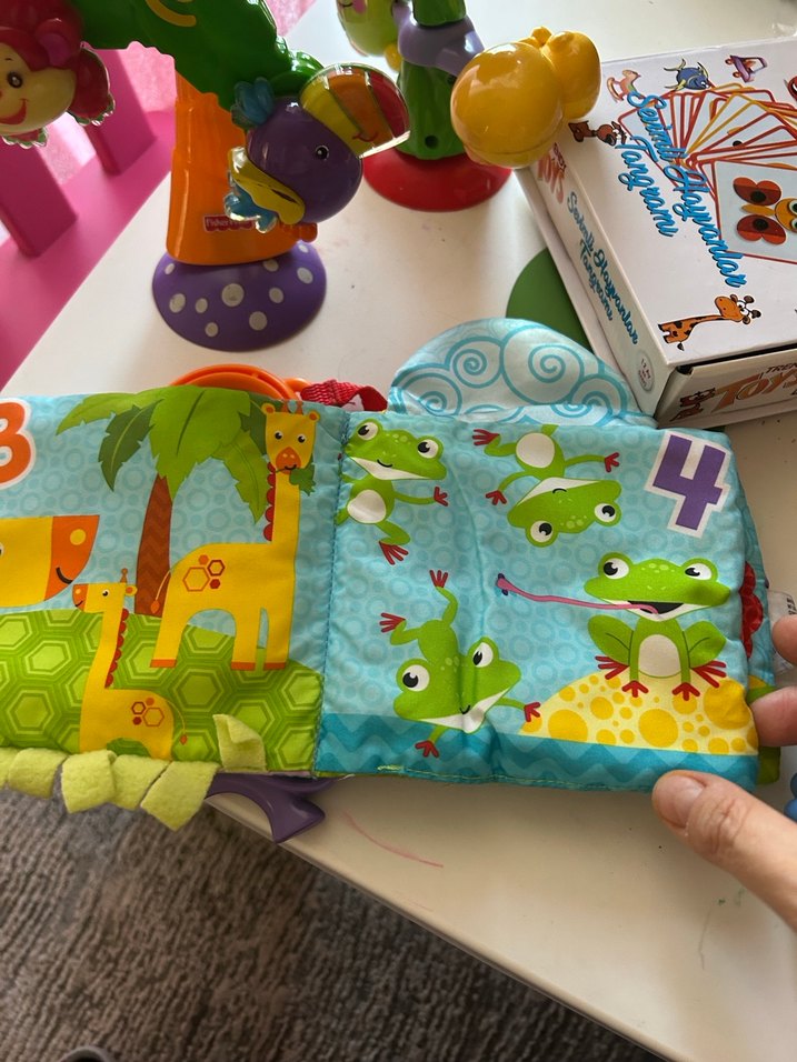 Renkli Eğitici Bebek Kitabı 12345 - Görsel 4