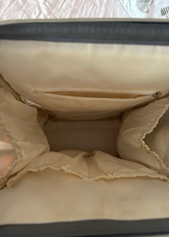 Çiçek Desenli Çok Bölmeli Seyahat Çantası - Görsel 3