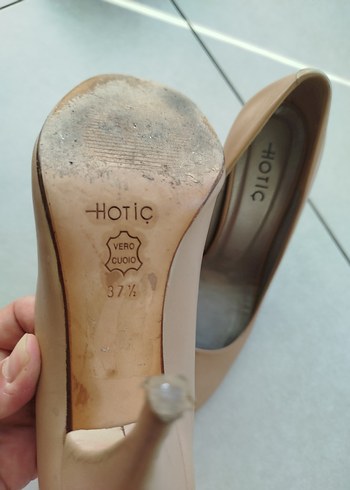37,5 Beden camel Renk Hotic Bej Stiletto Kadın Ayakkabı