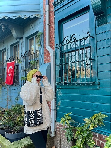 h&m peluş ceket