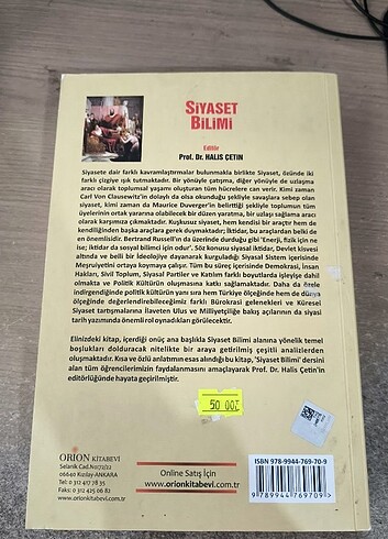 Halis Çetin-Siyaset Bilimi